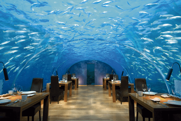 restaurante submarino maldivas